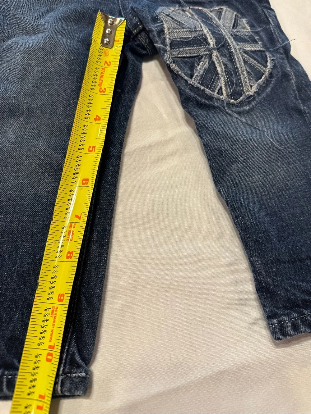 🇬🇧 Baby Gap 1969 Union Jack Patch Jeans ❤️💙